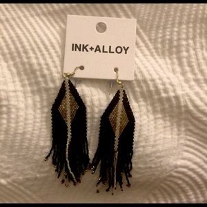 Ink + Alloy Beaded Earrings